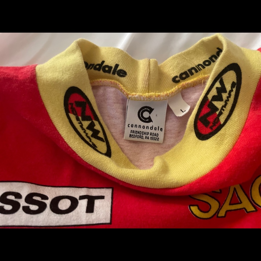 One large cycling long sleeve men’s shirt